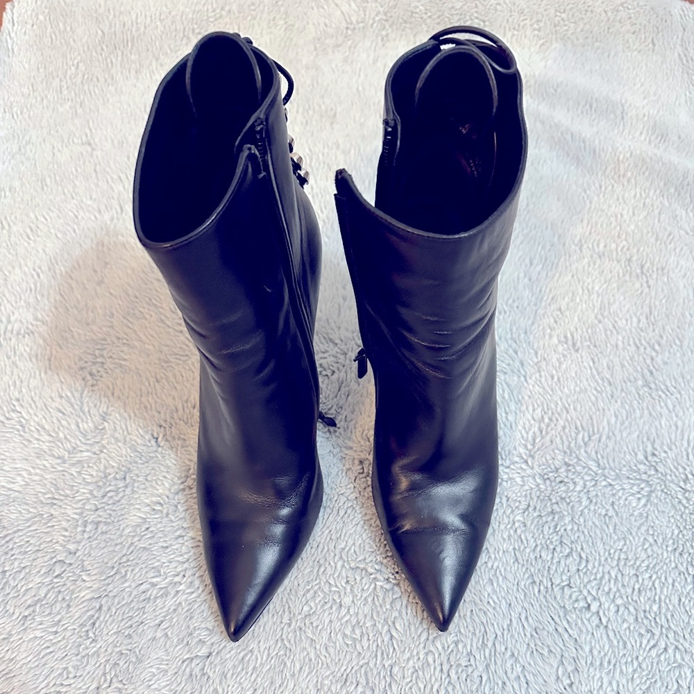 Balenciaga heeled black boots